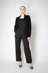 Fabiana Filippi Stretch Wool Pull-On Style Trousers in Black Vancouver. Shop Online or in Store.
