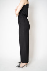 Fabiana Filippi Stretch Wool Pull-On Style Trousers in Black Vancouver. Shop Online or in Store.