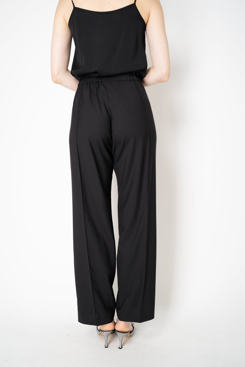 Fabiana Filippi Stretch Wool Pull-On Style Trousers in Black Vancouver. Shop Online or in Store.