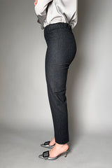 D. Exterior Flannel Pull On Trousers in Anthracite - Ashia Mode - Vancouver