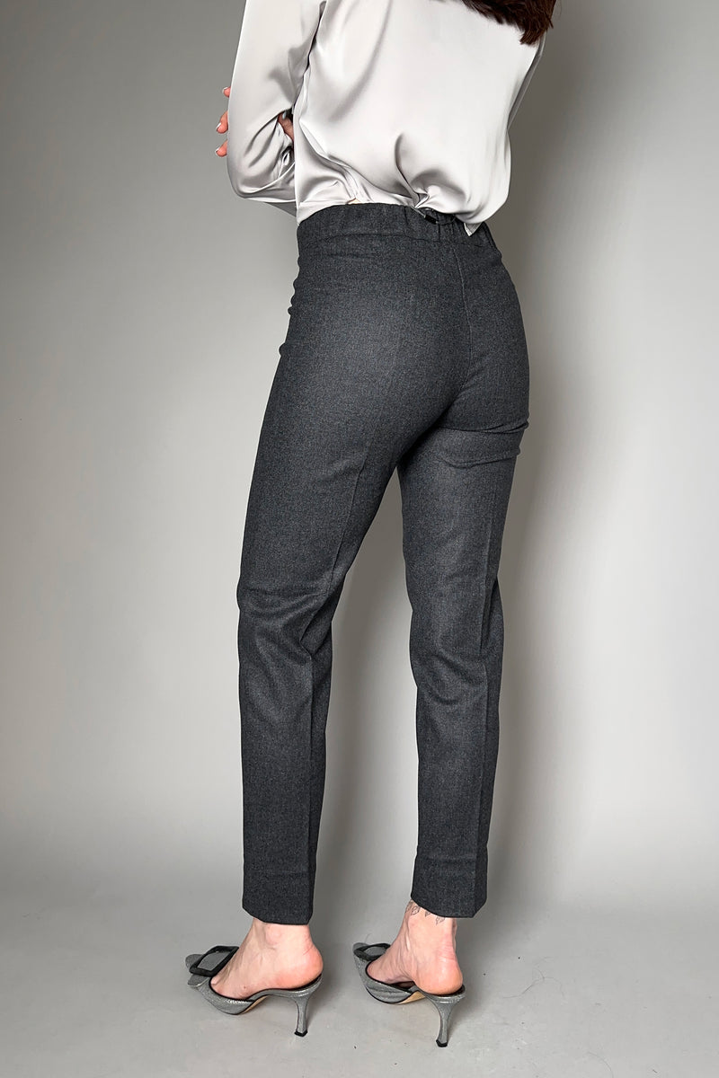 D. Exterior Flannel Pull On Trousers in Anthracite - Ashia Mode - Vancouver