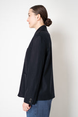 Harris Wharf London Cashmere Blend Chore Jacket in Navy Vancouver. Shop Online or in Store.