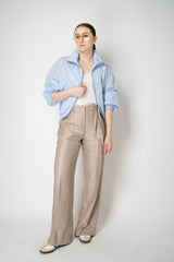 Herno Cropped Sporty Techno Taffeta Jacket in Light Blue Vancouver. Shop Online or in Store.