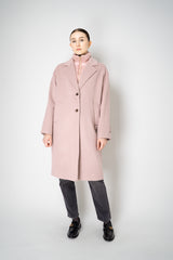 Herno Insulated Manteco Virgin Wool Coat with Detachable Neck and Chest Piece in Rosewood Pink Vancouver. Shop Online or in Store.