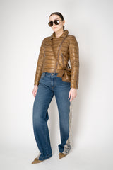 Herno Padded Moto Jacket in Metal Sienna Vancouver. Shop Online or in Store.