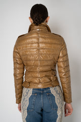 Herno Padded Moto Jacket in Metal Sienna Vancouver. Shop Online or in Store.