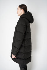 Herno Polar-Tech Hooded Down Coat with Fur Lined Collar in Black Vancouver. Shop Online or in Store.