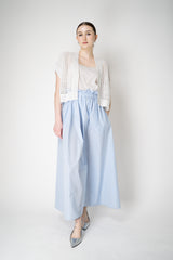 Herno Techno Taffeta HD Maxi Skirt in Light Blue Vancouver. Shop Online or in Store.