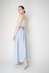 Herno Techno Taffeta HD Maxi Skirt in Light Blue Vancouver. Shop Online or in Store.