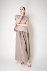 Herno Techno Taffeta HD Maxi Skirt in Rosewood Pink Vancouver. Shop Online or in Store.