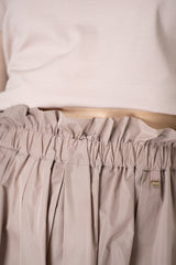 Herno Techno Taffeta HD Maxi Skirt in Rosewood Pink Vancouver. Shop Online or in Store.