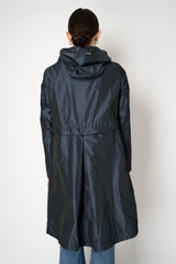 Herno Techno Taffetta Long Hooded Parka in Navy Vancouver. Shop Online or in Store.