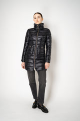 Herno Ultra Light Technology Goose Down Padded Coat in Black Vancouver. Shop Online or in Store.
