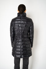 Herno Ultra Light Technology Goose Down Padded Coat in Black Vancouver. Shop Online or in Store.