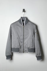 Lorena Antoniazzi Jacket with Knit Detail in Slate - Ashia Mode - Vancouver