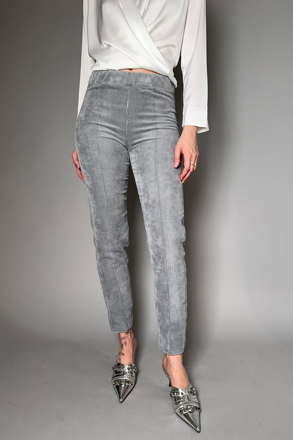 D. Exterior Skinny Velvet Corduroy Pants in Stone - Ashia Mode - Vancouver