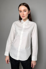 Lorena Antoniazzi Crisp Cotton Shirt in White Vancouver. Shop Online or in Store.