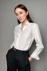 Lorena Antoniazzi Crisp Cotton Shirt in White Vancouver. Shop Online or in Store.