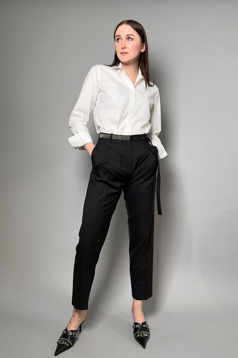 Lorena Antoniazzi Crisp Cotton Shirt in White Vancouver. Shop Online or in Store.