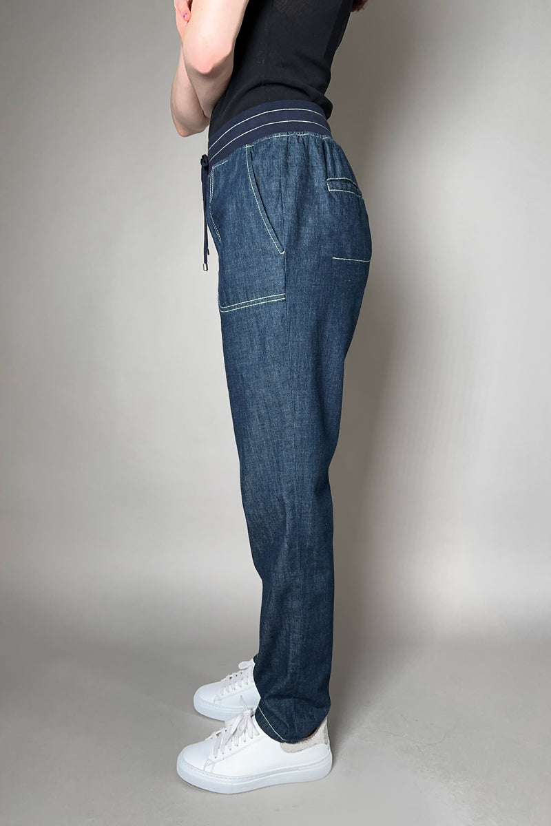 Lorena Antoniazzi Denim Look Jogger Pants - Ashia Mode - Vancouver