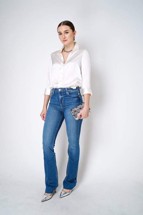 L'Agence Ruth High Rise Straight Leg Jeans Vancouver. Shop Online or in Store.