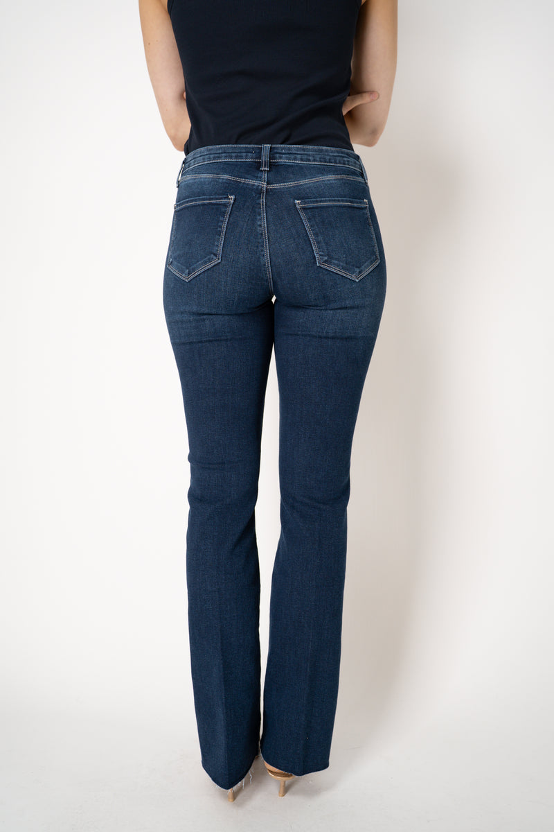 L'Agence Sneeki Low-Rise Straight-Leg Jean in Blue Vancouver. Shop Online or in Store.