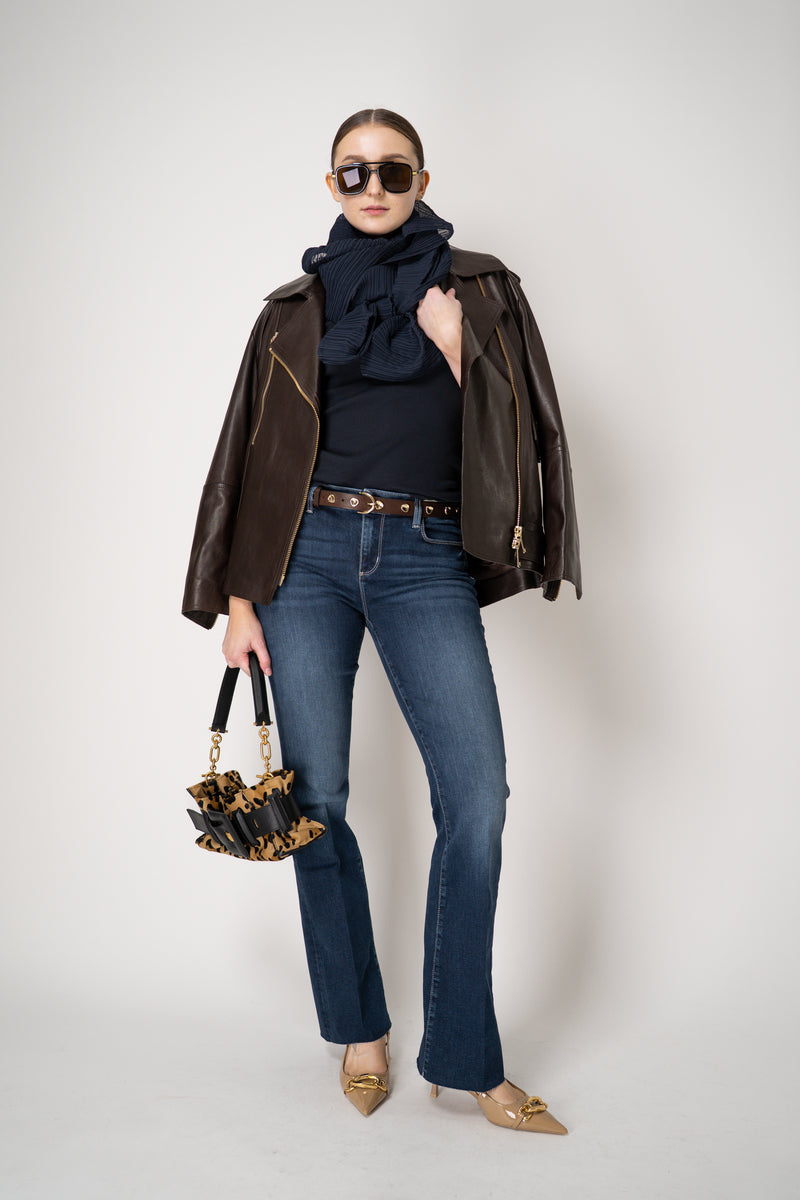 L'Agence Sneeki Low-Rise Straight-Leg Jean in Blue Vancouver. Shop Online or in Store.