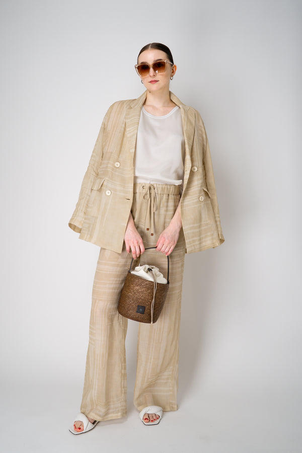 Lorena Antoniazzi Basket Bucket Bag with Leather Details Vancouver. Shop Online or in Store.