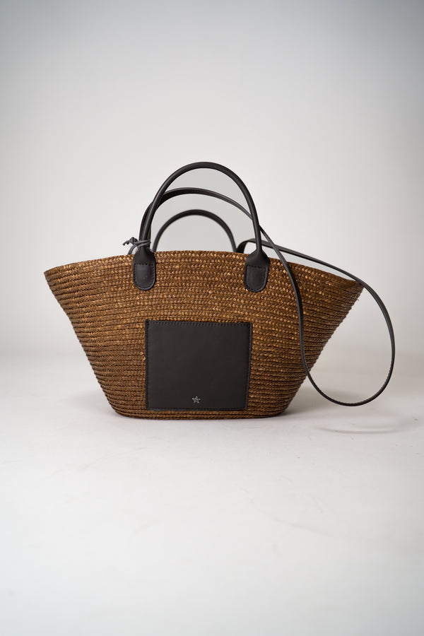 Lorena Antoniazzi Basket Tote Bag with Leather Details Vancouver. Shop Online or in Store.