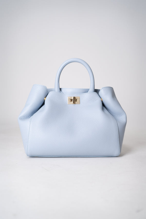 Lorena Antoniazzi Boat Shoulder Bag in Light Blue Vancouver. Shop Online or in Store