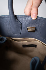 Lorena Antoniazzi Boat Shoulder Bag in Petrol Blue Vancouver. Shop Online or in Store