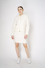 Lorena Antoniazzi Bouncy Knit Midi Skirt in Off-White Vancouver. Shop Online or in Store. 
