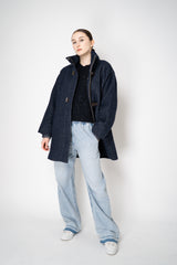Lorena Antoniazzi Cashmere Blend Cable Knit Vest in Navy Vancouver. Shop Online or in Store.