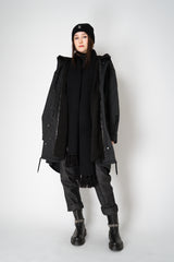 Lorena Antoniazzi Double Layer Ultimate Winter Hooded Parka in Black Vancouver. Shop Online or in Store.