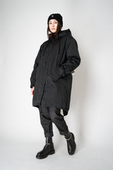 Lorena Antoniazzi Double Layer Ultimate Winter Hooded Parka in Black Vancouver. Shop Online or in Store.