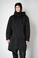 Lorena Antoniazzi Double Layer Ultimate Winter Hooded Parka in Black Vancouver. Shop Online or in Store.