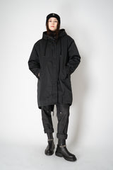 Lorena Antoniazzi Double Layer Ultimate Winter Hooded Parka in Black Vancouver. Shop Online or in Store.