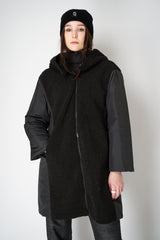 Lorena Antoniazzi Double Layer Ultimate Winter Hooded Parka in Black Vancouver. Shop Online or in Store.