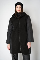 Lorena Antoniazzi Double Layer Ultimate Winter Hooded Parka in Black Vancouver. Shop Online or in Store.