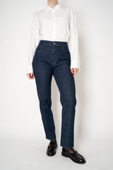 Lorena Antoniazzi High Waisted Mom Jeans in Mid Blue Wash Vancouver. Shop Online or in Store.