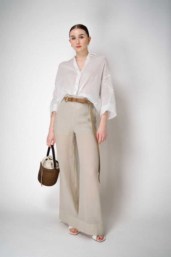 Lorena Antoniazzi Leather and Cord Lariat Belt Vancouver. Shop Online or in Store.