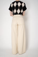 Lorena Antoniazzi Mid Rise Wide Leg Jeans in Vanilla Vancouver. Shop Online or in Store.