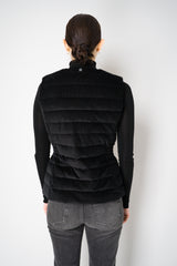 Lorena Antoniazzi Padded Corduroy Hourglass Vests in Black Vancouver. Shop Online or in Store.