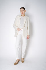 Lorena Antoniazzi Sequined Knit Vest Top in White Vancouver. Shop Online or in Store.