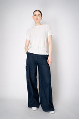 Lorena Antoniazzi Short Sleeve Knit Top with All Over Sequins in White Vancouver. Shop Online or in Store