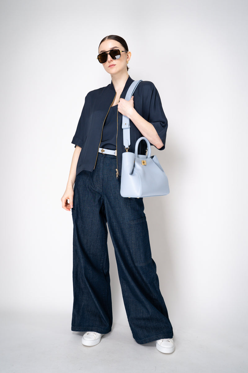 Lorena Antoniazzi Wide Leg Cotton Blend Cargo Jeans Vancouver. Shop Online or in Store
