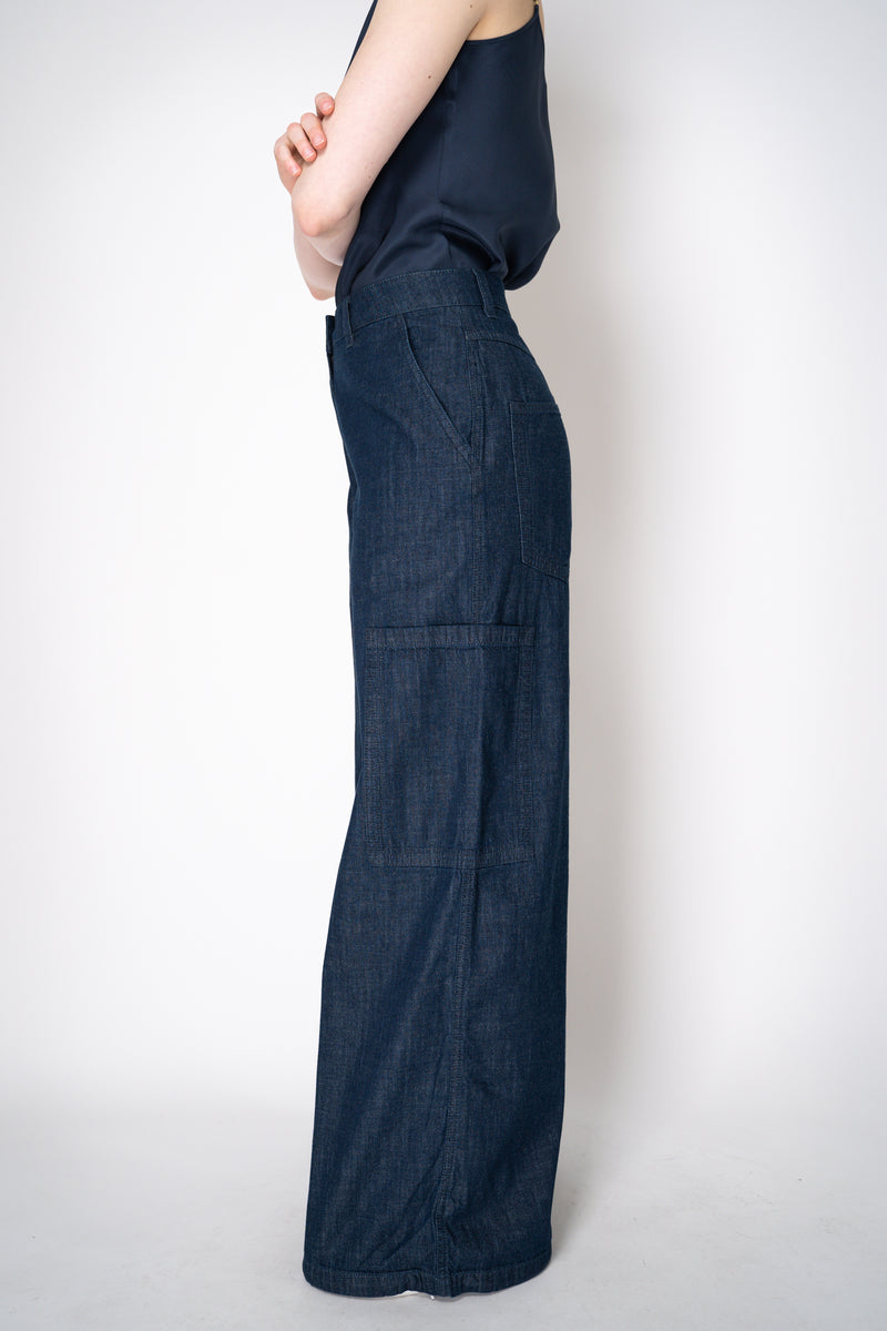 Lorena Antoniazzi Wide Leg Cotton Blend Cargo Jeans Vancouver. Shop Online or in Store
