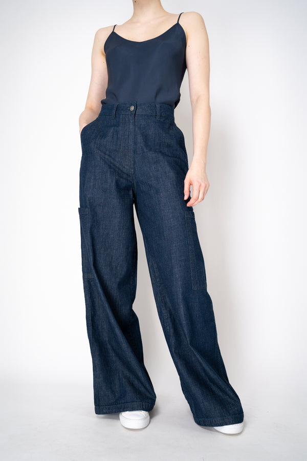 Lorena Antoniazzi Wide Leg Cotton Blend Cargo Jeans Vancouver. Shop Online or in Store