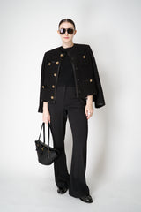 Lorena Antoniazzi Wool Cashmere Knit Sleeveless Top in Black Vancouver. Shop Online or in Store.