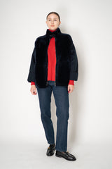 Lorena Antoniazzi Wool Cashmere Knit Turtleneck Pullover in Lollipop Red Vancouver. Shop Online or in Store.